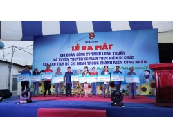 Lễ ra mắt Chi đoàn thanh niên Công ty TNHH Long Thuận